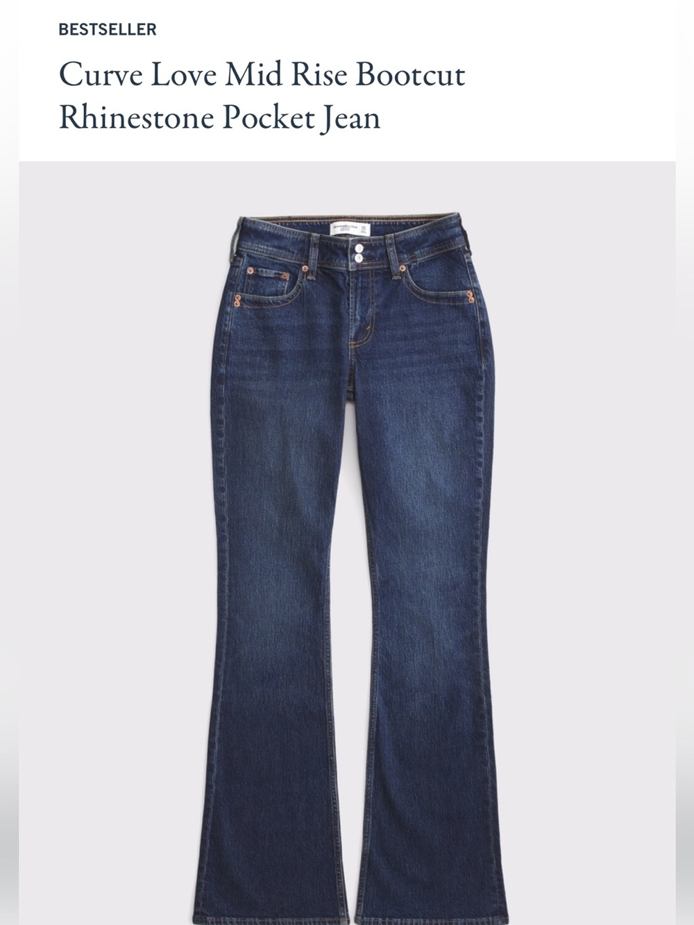 Abercrombie & Fitch Curve Love Bootcut Jeans 29S